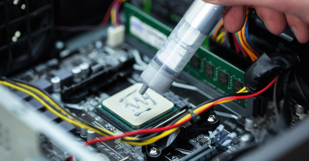 pasta térmica de notebook